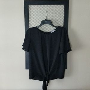 Bell Sleeve black blouse